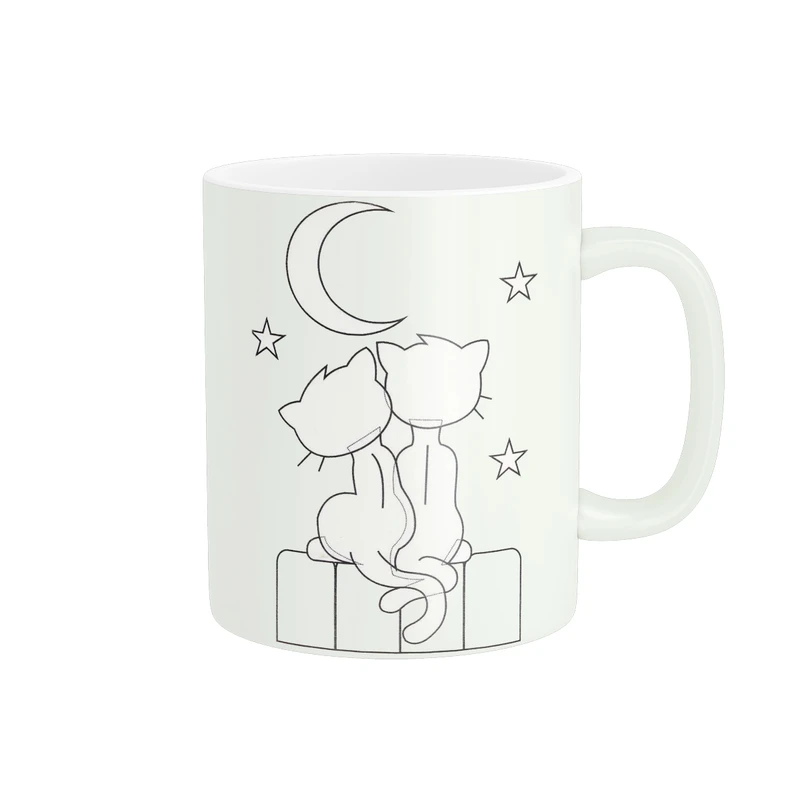 ماگ پاد آفرین طرح گربه کد 1972