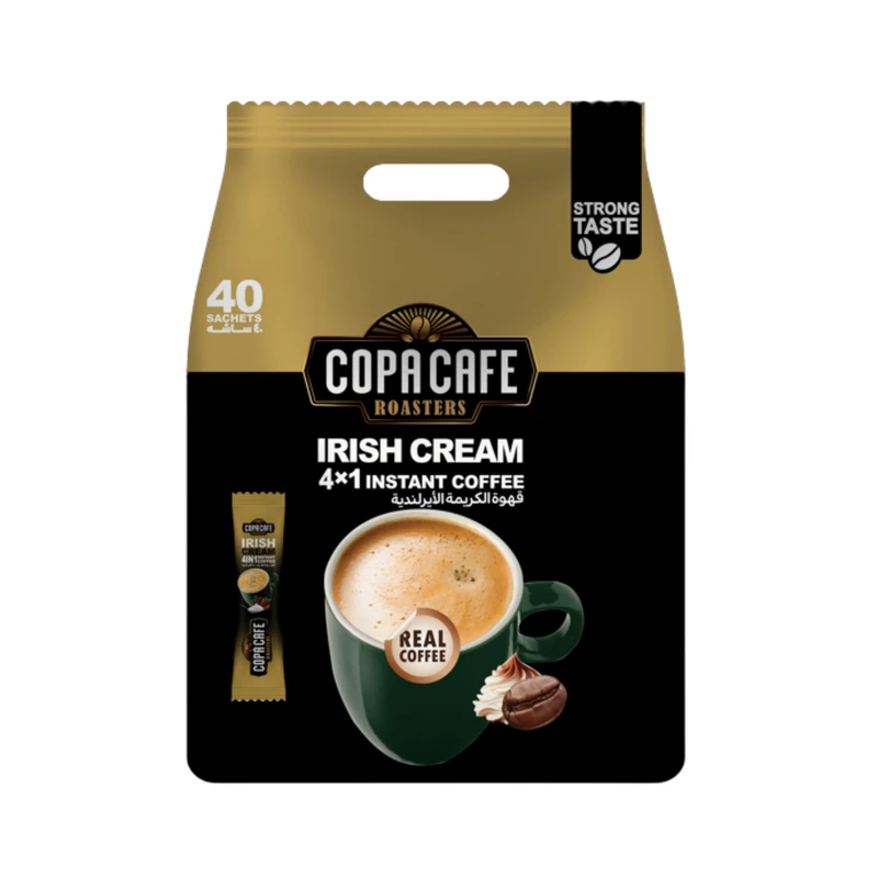 قهوه آیریش کریم 3 در 1 کوپا - 18 گرم بسته 40 عددی