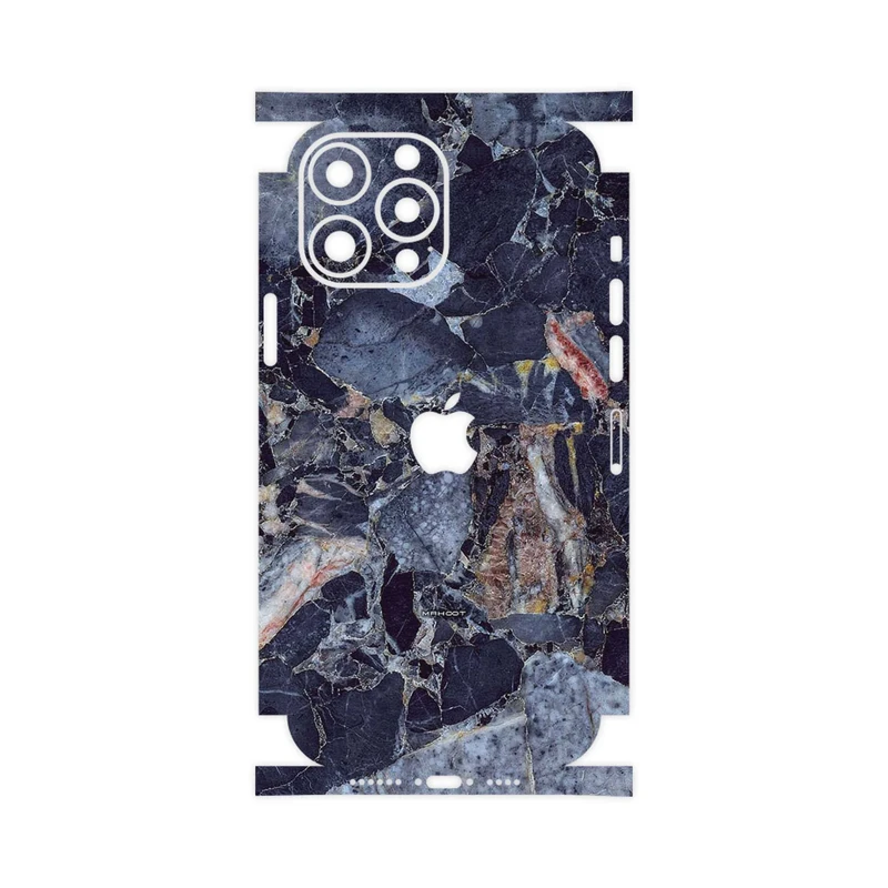 برچسب پوششی ماهوت مدل Broken black marble-FullSkin مناسب برای گوشی موبایل اپل iPhone 13 Pro Max