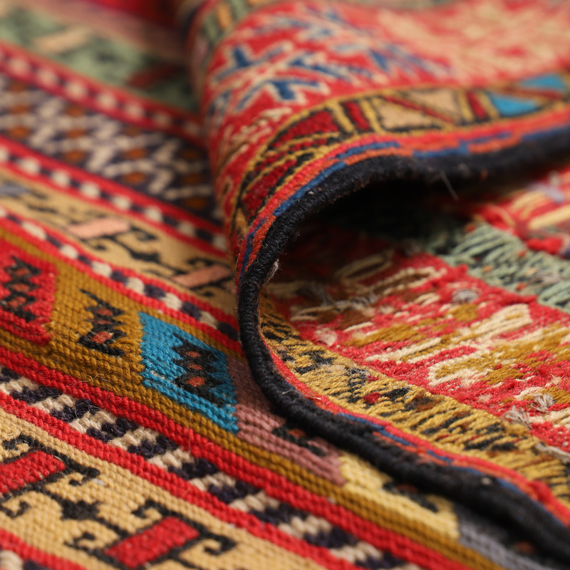 گلیم دستبافت دو نیم متری مدل ورنی کد 4030224