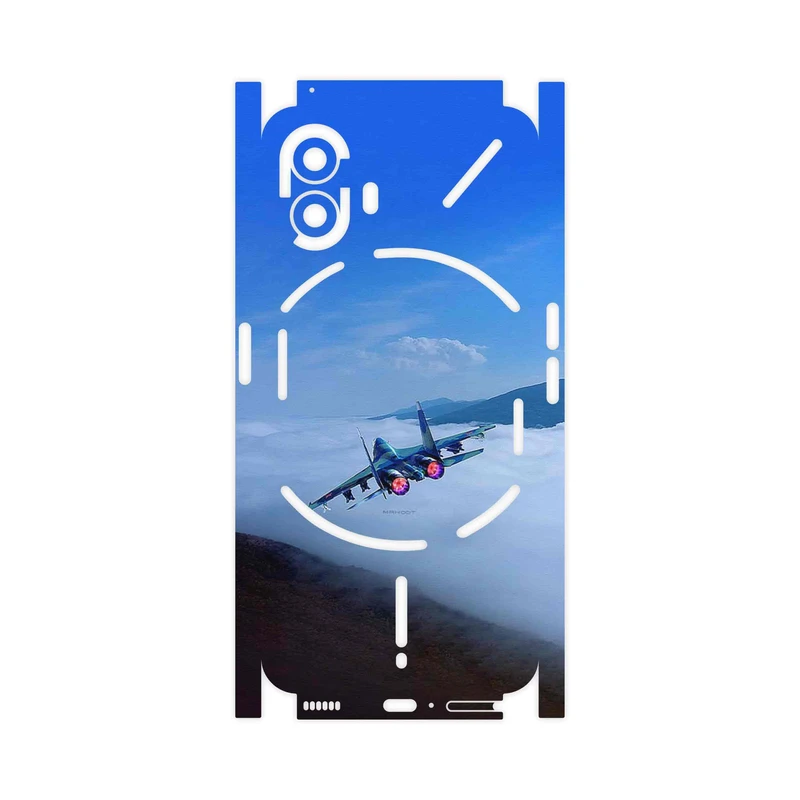 برچسب پوششی ماهوت مدل Fighter plane Su27-FullSkin مناسب برای گوشی موبایل ناتینگ Phone 2