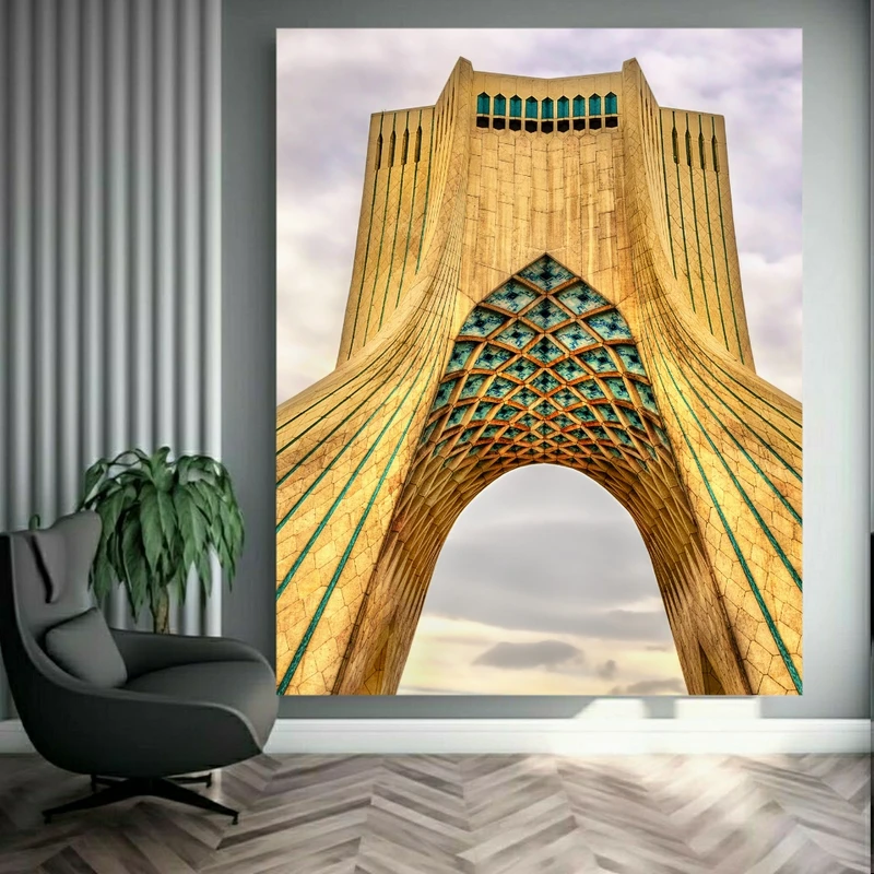 پوستر طرح مخمل برج آزادی تهران کد N256