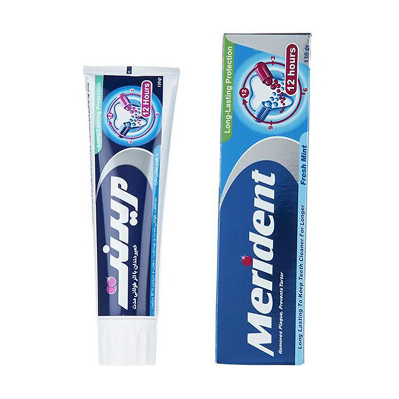 خمیر دندان سفید کننده مریدنت مدل 12 Hours وزن 130 گرم بسته 2 عددی