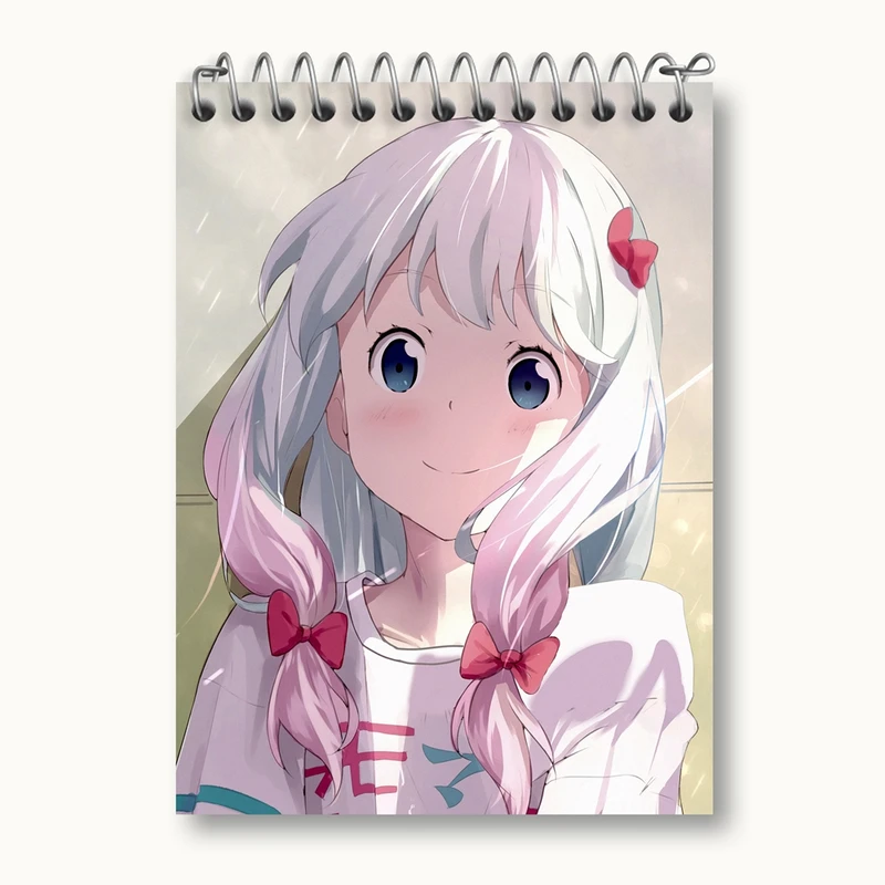 دفتر یادداشت 50 برگ خندالو مدل ساگیری انیمه ارومانگا سنسی Eromanga Sensei کد 22590