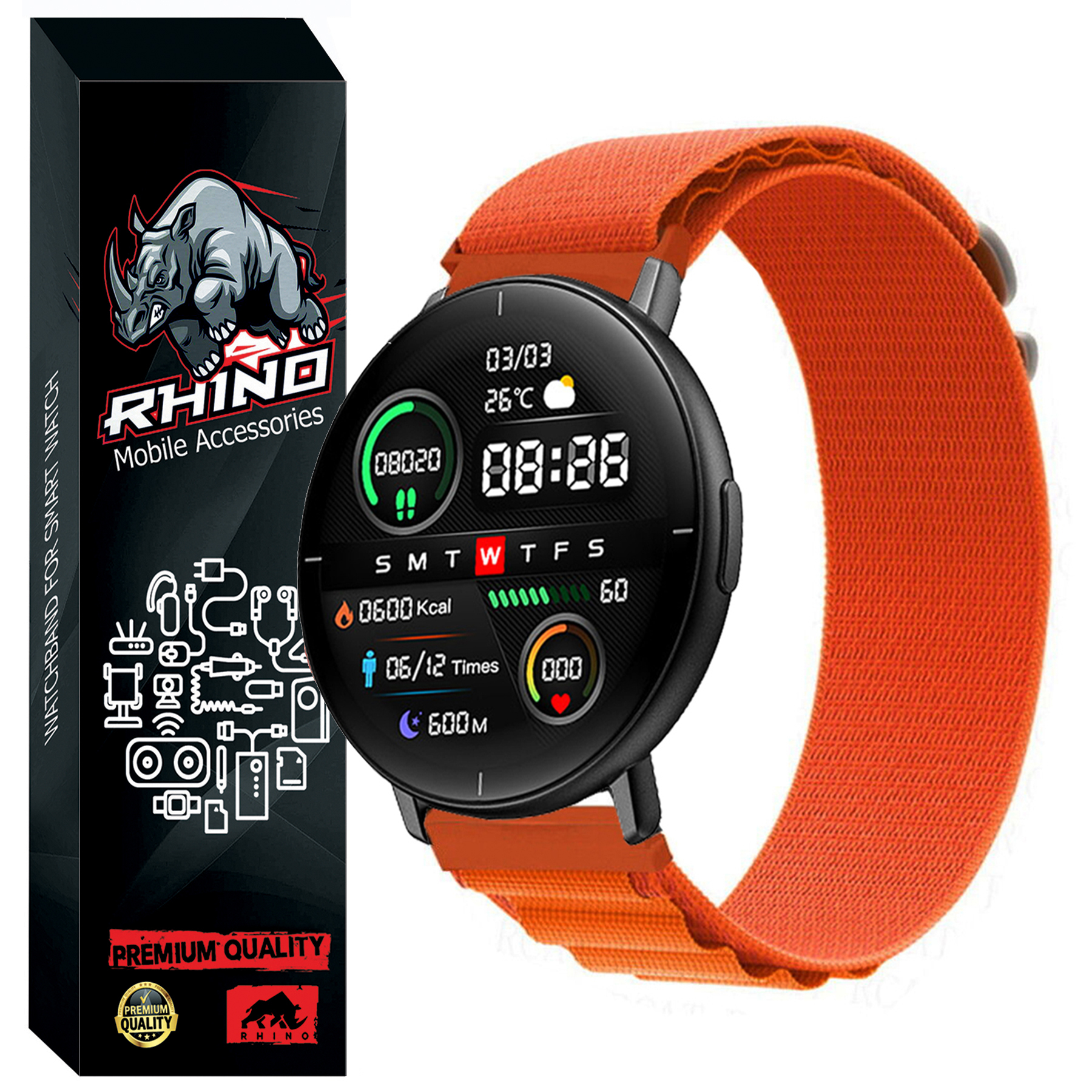 بند راینو مدل Alpine مناسب برای ساعت هوشمند میبرو لایت Lite