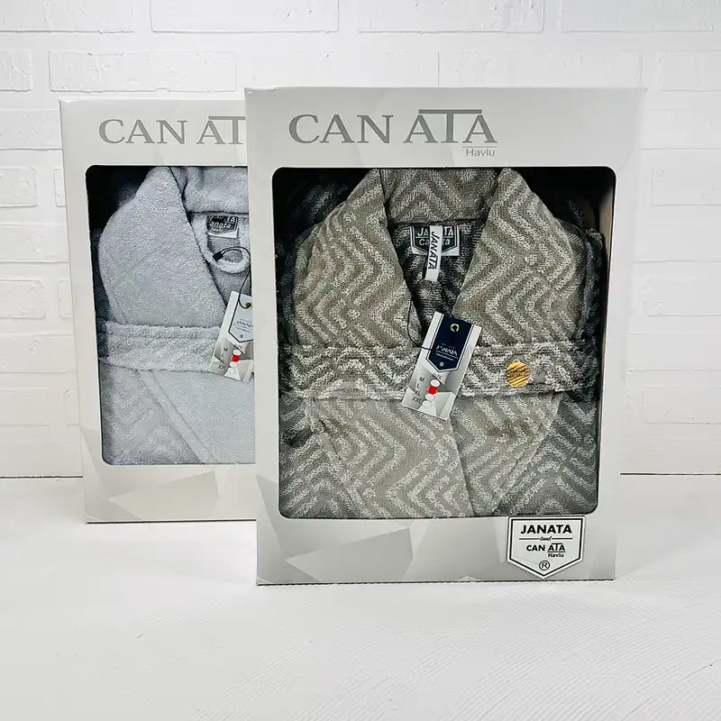 سرویس حوله پالتویی 3 تکه جاناتا طرح زبرا