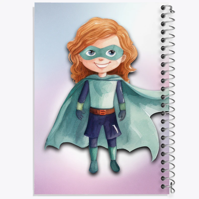 دفتر ژورنال نویسی 50 برگ خندالو مدل نقطه ای طرح دخترانه کد N2206