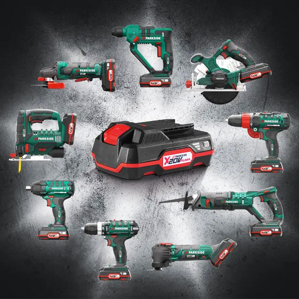 باتری شارژی 2 آمپر پارکساید مدل X12VTeam