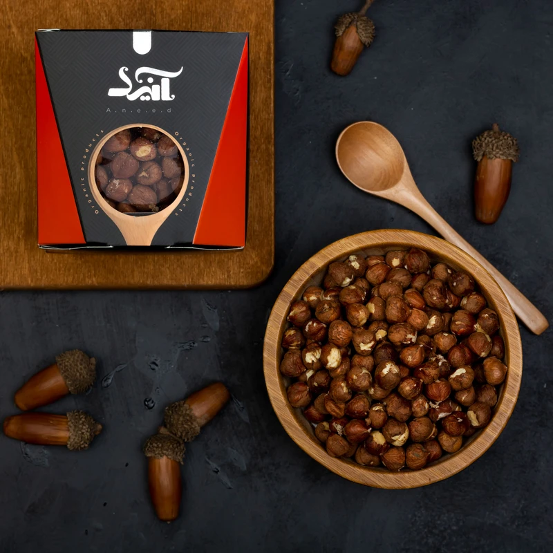 عکس شماره 3 : مغز فندق خام صادراتی آنید-400 گرم