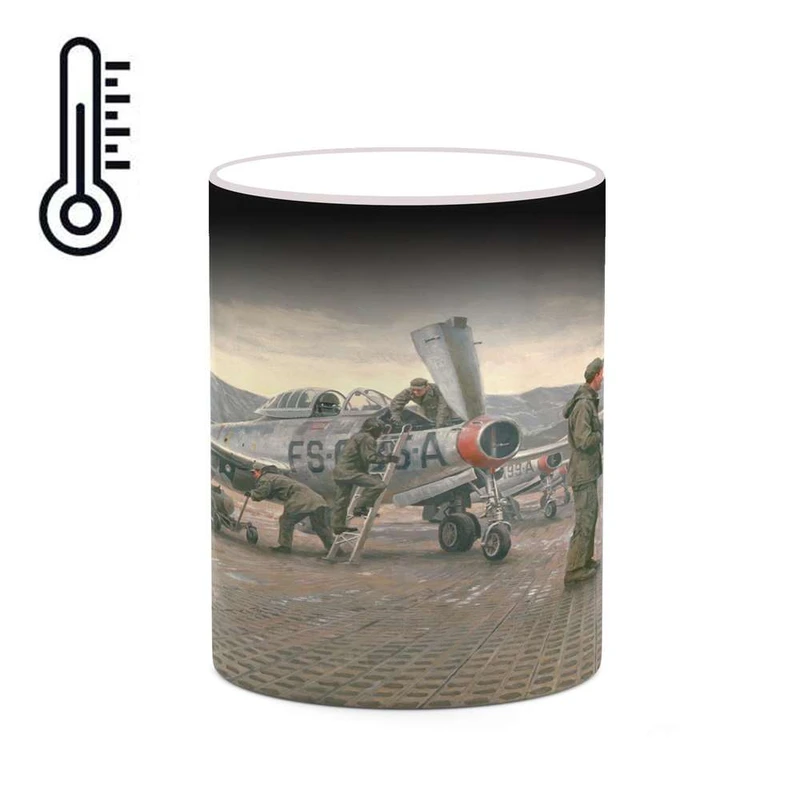 ماگ حرارتی کاکتی مدل هواپیمای جنگنده کد mgh20419