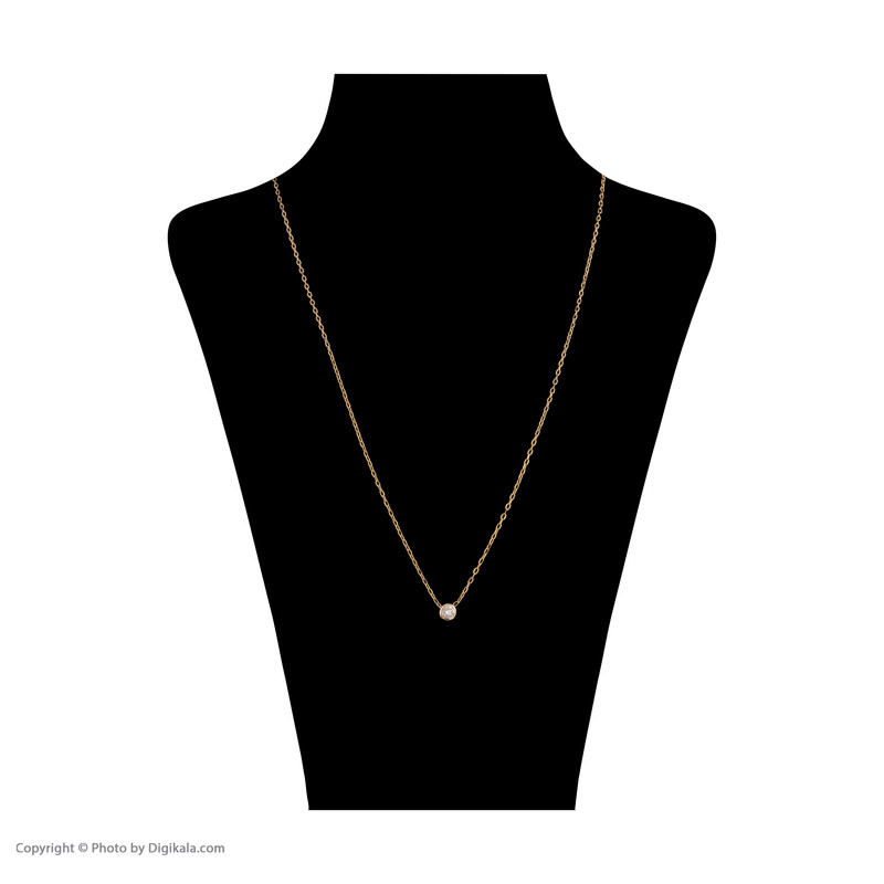 گردنبند طلا 18 عیار زنانه پرسته مدل WN143
