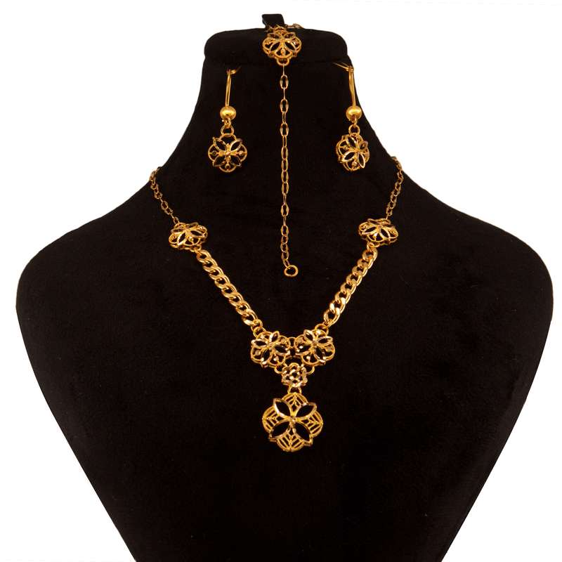 نیم ست طلا 18 عیار زنانه رستا گالری مدل D454545454
