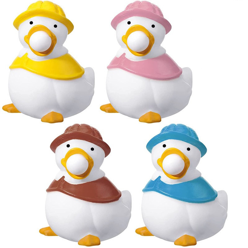 فیجت ضد استرس مدل اردک آدامس بادکنکی مجموعه چهار عددی