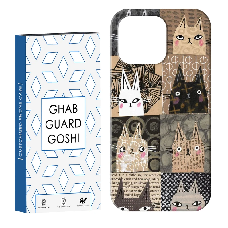 کاور قاب گارد گوشی طرح گربه کد Dimo-308 مناسب برای گوشی موبایل اپل IPHONE 14 PRO   