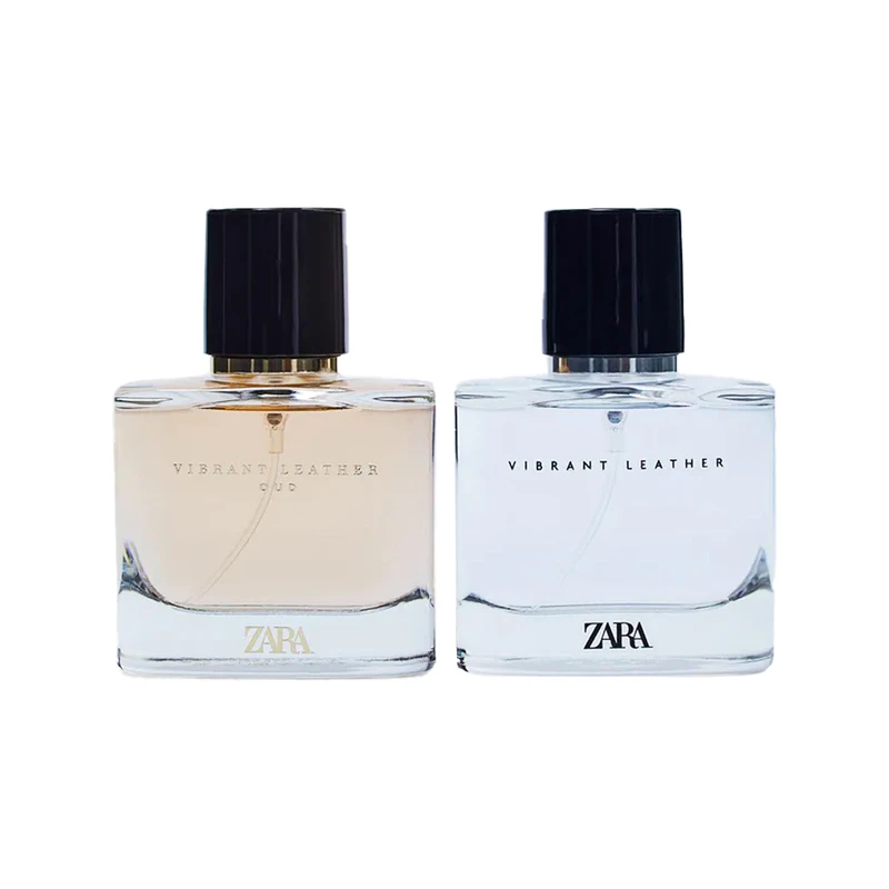 ادو پرفیوم مردانه زارا مدل vibrant leather and vibrant leather oud حجم 60 میلی لیتر  بسته 2 عددی
