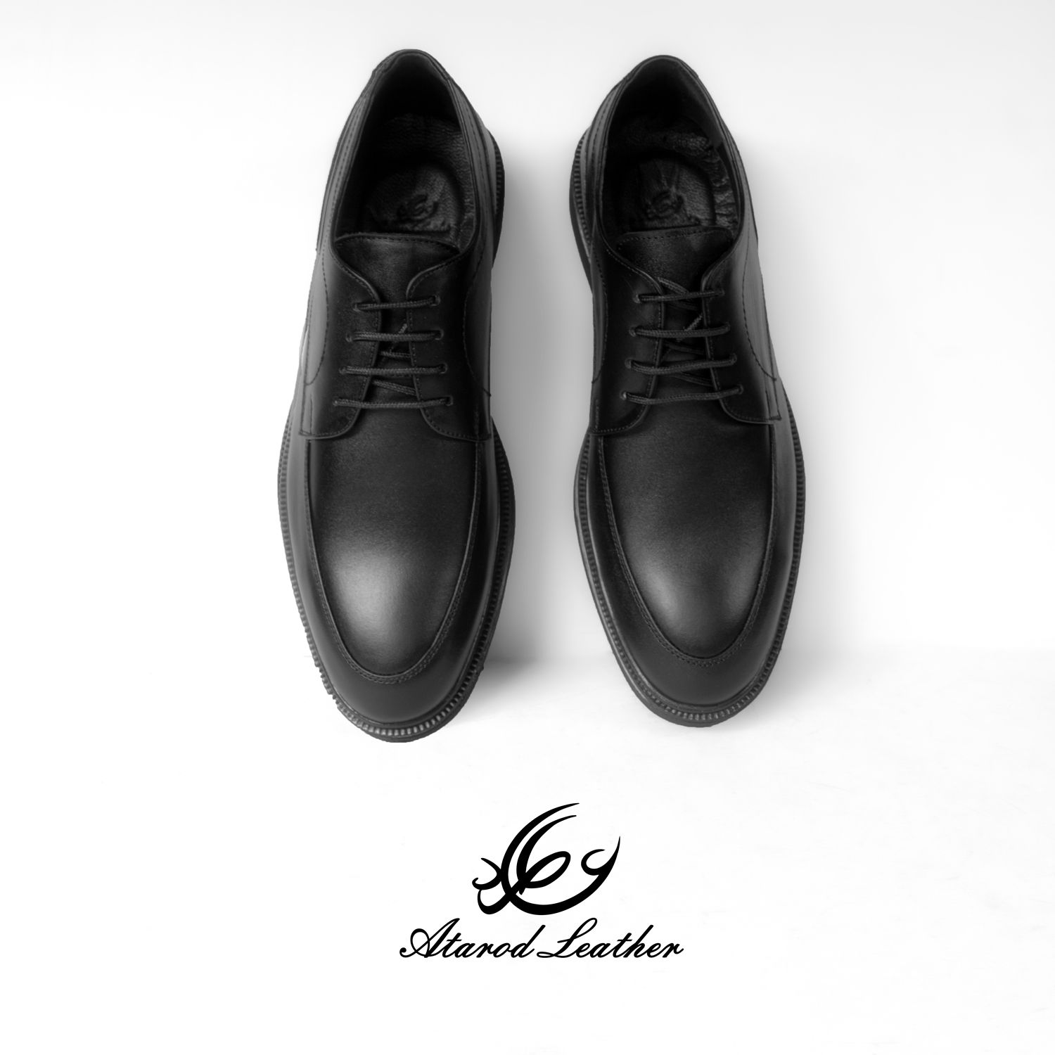 کفش مردانه چرم عطارد مدل چرم طبیعی کد SH87 -  - 11