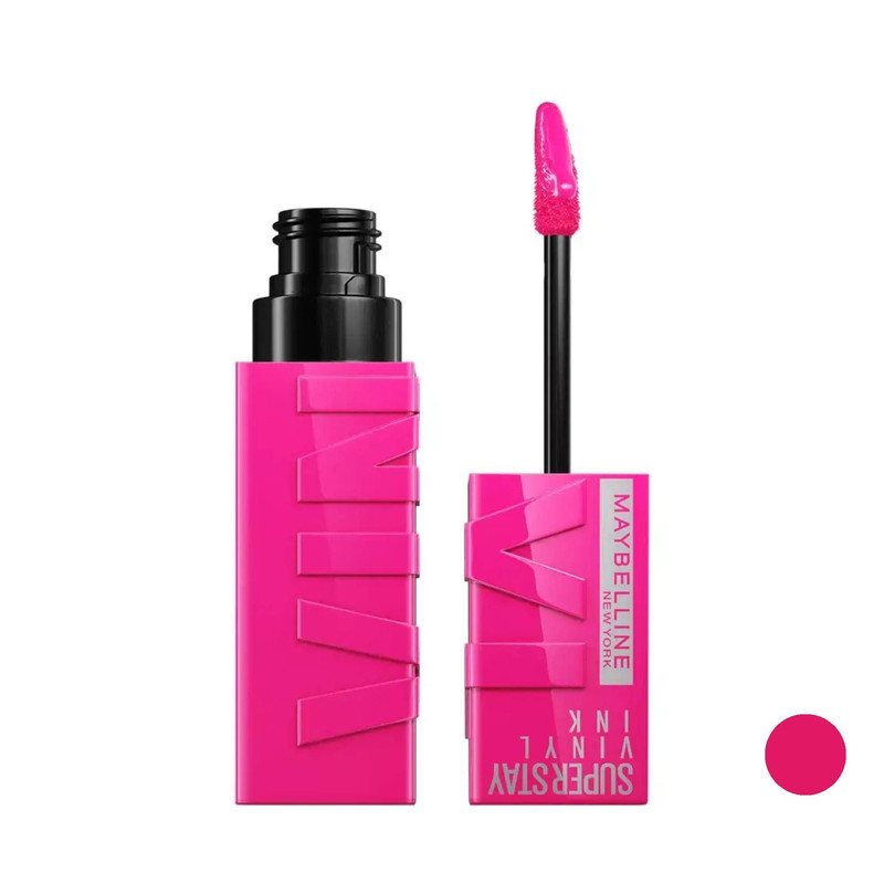 رژ لب مایع براق میبلین مدل Vinyl Ink شماره 150