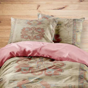 سرویس روتختی مدوپد طرح فرش هریس مدل C-Heris30 یک نفره 4 تکه