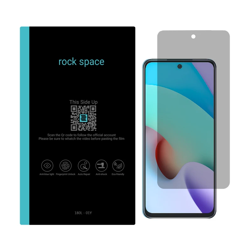 محافظ صفحه نمایش حریم شخصی راک اسپیس مدل HyPRV مناسب برای گوشی موبایل شیائومی Redmi 10