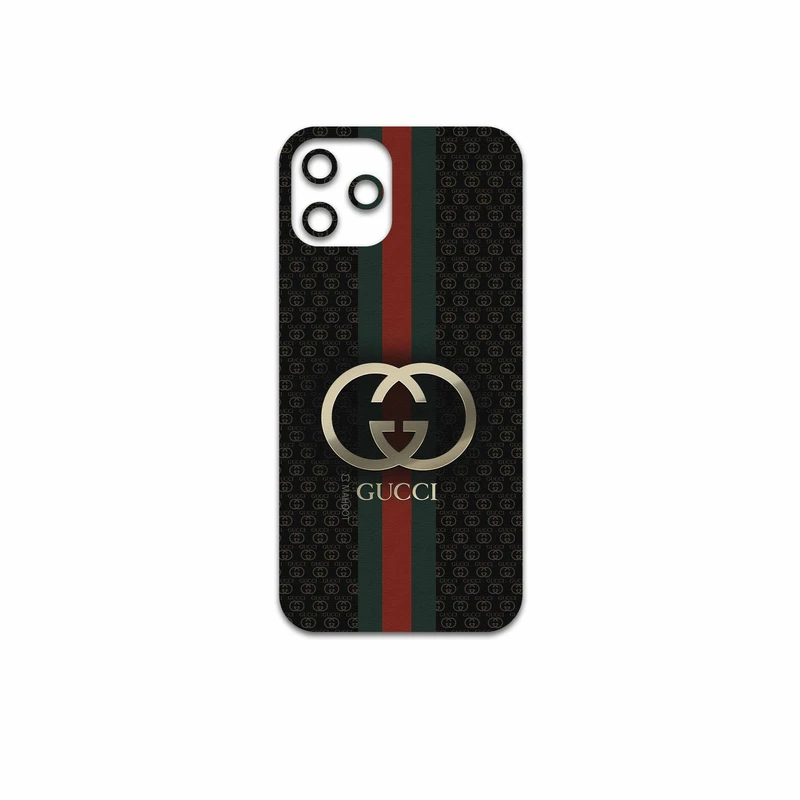 برچسب پوششی ماهوت مدل GUCCI-Logo مناسب برای گوشی موبایل اپل iPhone 12 Pro