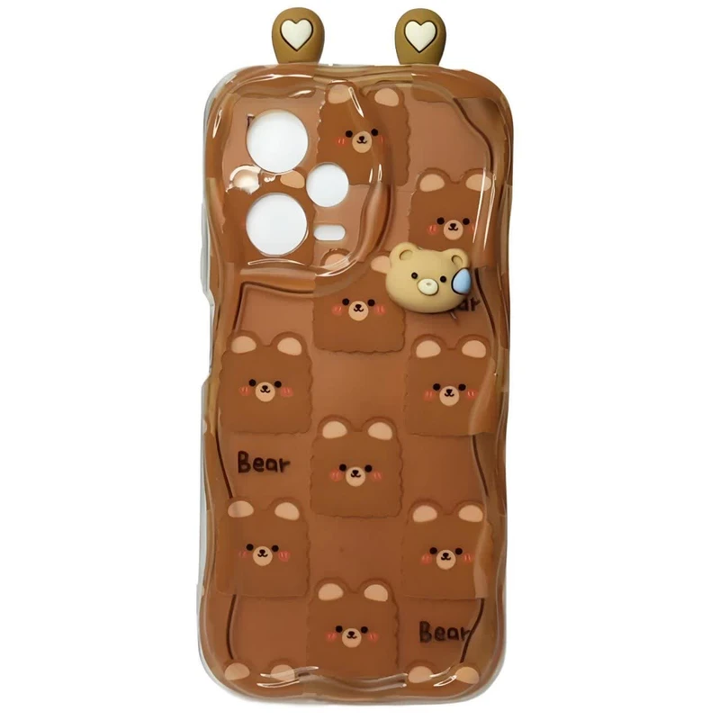 کاور قاب آوش طرح عروسکی مدل 326AA مناسب برای گوشی موبایل شیائومی REDMI NOTE12 PRO 5G