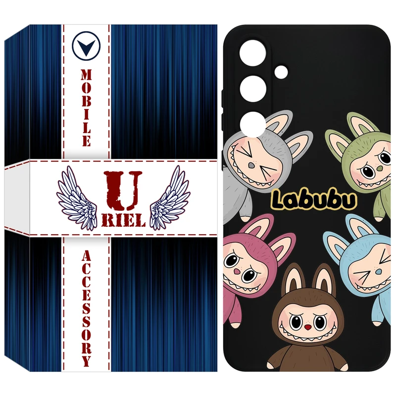 کاور یوریل مدل KSH کد 102 طرح عروسک لبوبو مناسب برای گوشی موبایل سامسونگ Galaxy A35