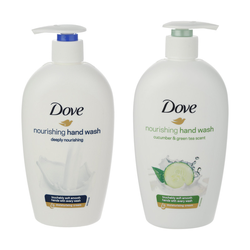 مایع دستشویی داو مدل Cucmber and Deeply Nourishing  وزن 500 گرم مجموعه 2 عددی