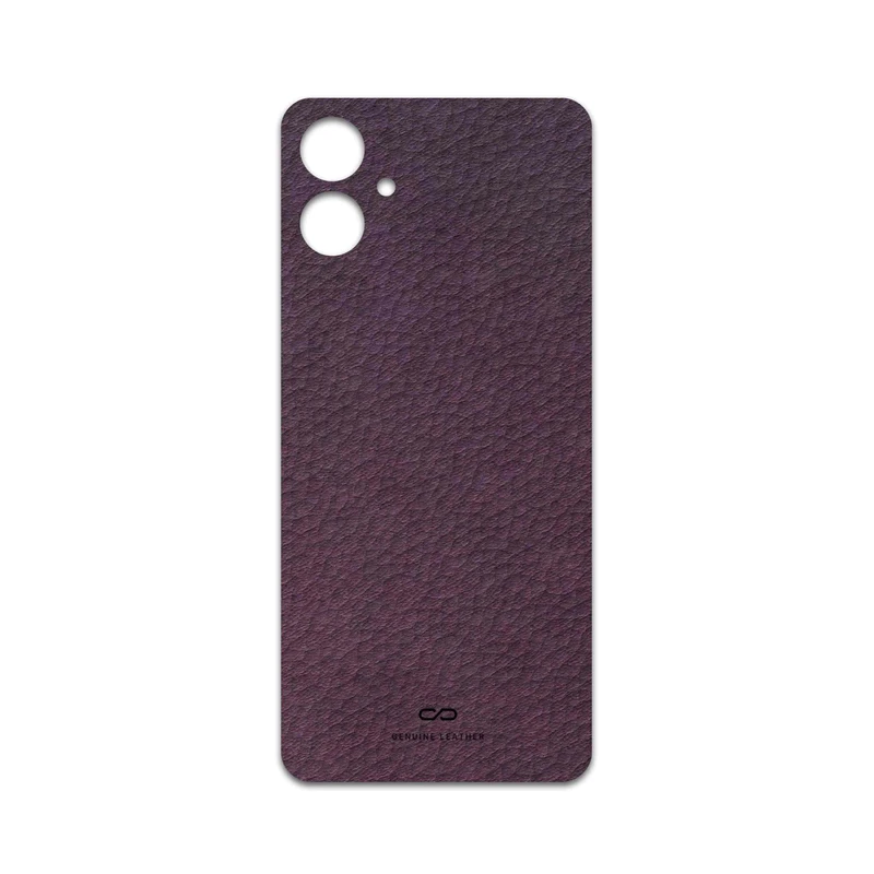 برچسب پوششی ماهوت مدل Purple-Leather مناسب برای گوشی موبایل سامسونگ Galaxy A06