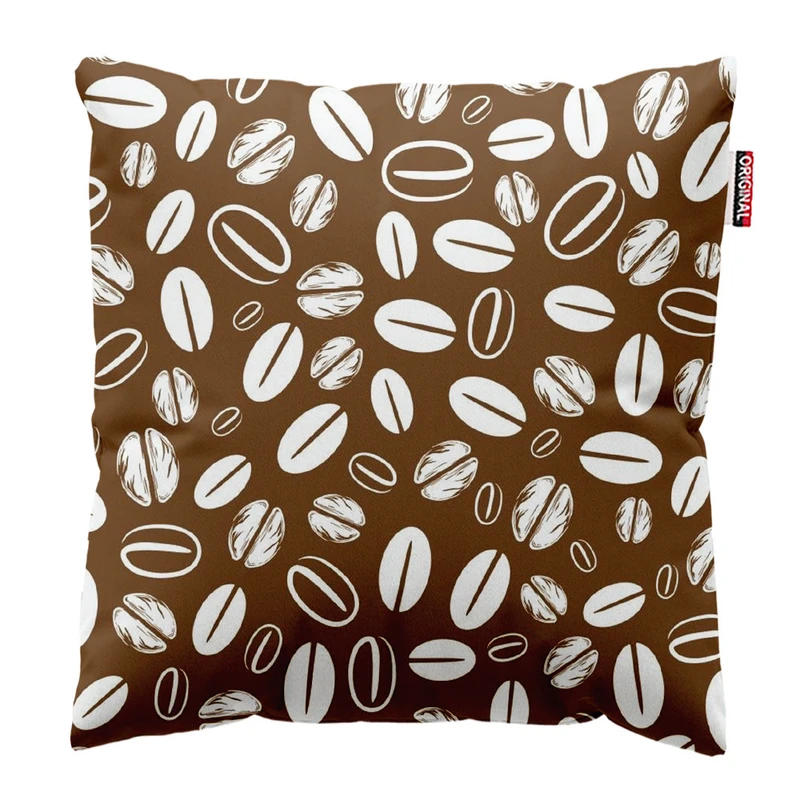  کوسن پاد آفرین طرح قهوه سایز 30*30 سانتی متر کد 1069