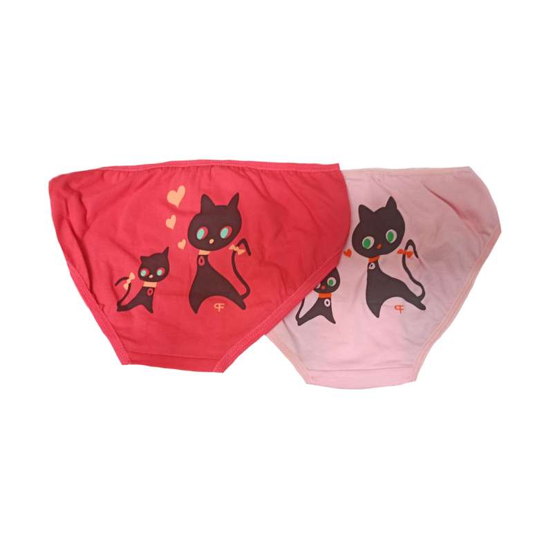  شورت دخترانه مدل گربه کد 081 مجموعه 2 عددی