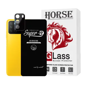 Horse SUPLNFUHO Screen Protector With Camera Lens Protector For Xiaomi Poco M3