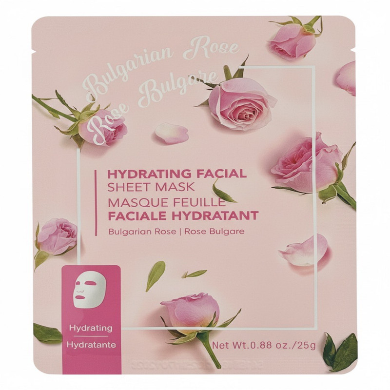 ماسک صورت مینیسو مدل Bulgarian Rose مناسب برای پوست خشک وزن 25 گرم