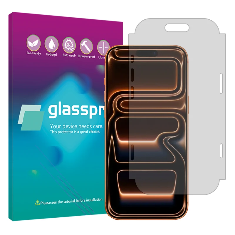 محافظ صفحه نمایش مات گلس پرو مدل Resistant مناسب برای گوشی موبایل اپل iPhone 17 Pro Max