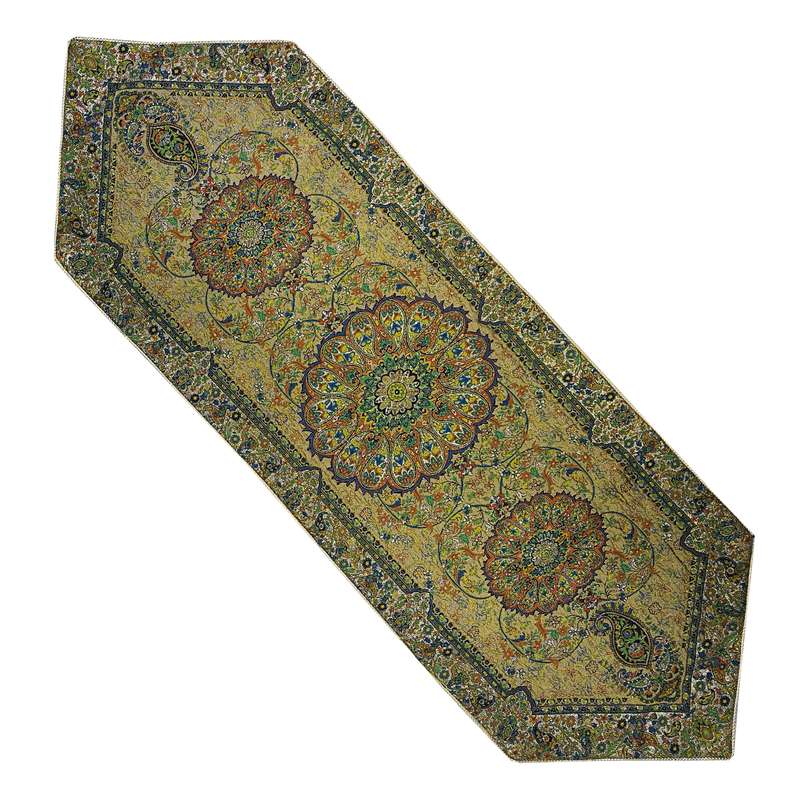 رانر رومیزی ترمه مدل نسترن کد AF590