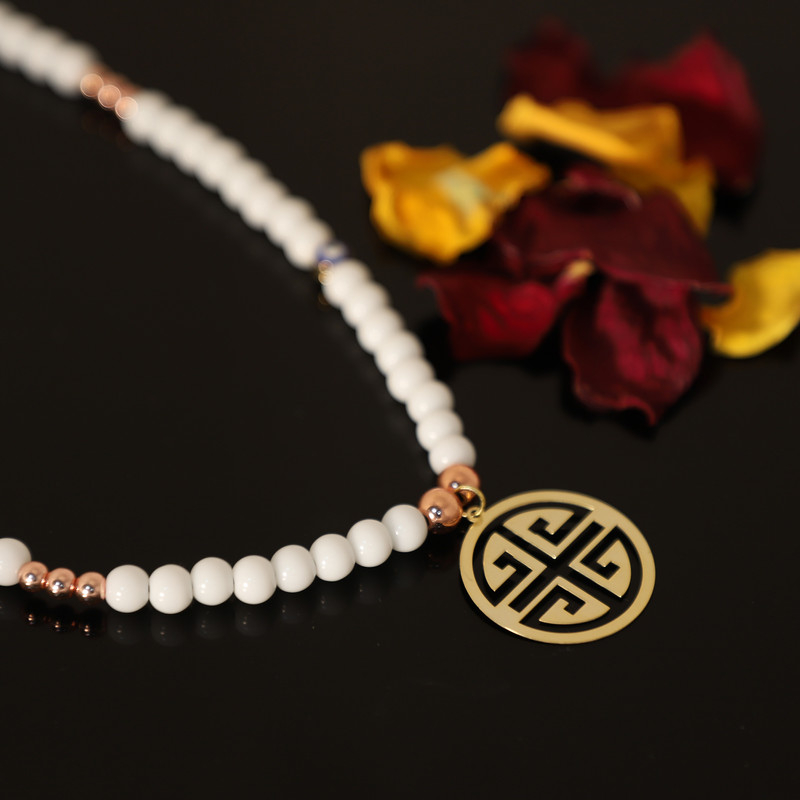 گردنبند طلا 18 عیار زنانه الن نار مدل 10267