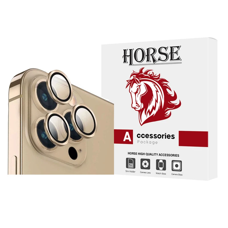 محافظ لنز دوربین هورس مدل RINGHOR مناسب برای گوشی موبایل اپل iPhone 12 Pro