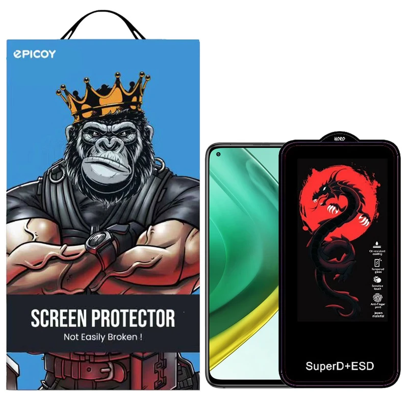 محافظ صفحه نمایش اپیکوی مدل Dragon ESD مناسب برای گوشی موبایل شیائومی Mi 10T Pro / Mi 10T 
