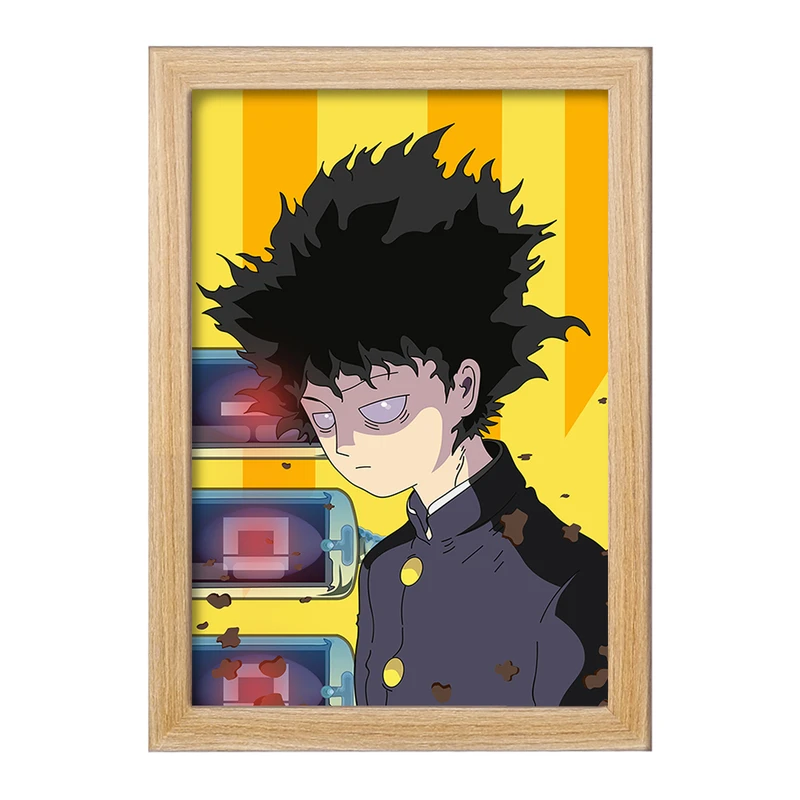 تابلو خندالو مدل ریتسو انیمه موب سایکو Mob Psycho 100 کد 24485