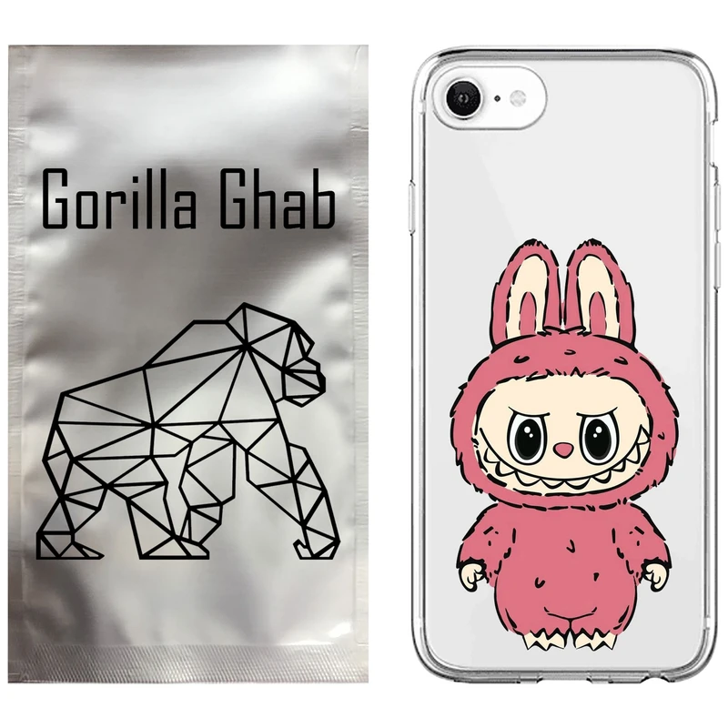 کاور گوریلا قاب مدل CLG کد 149 طرح لبوبو مناسب برای گوشی موبایل اپل iPhone 7 / 8 / SE 2022