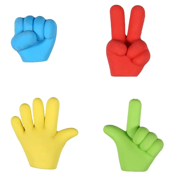 پاک کن  مدل علامت دست کد 6027 بسته 4 عددی