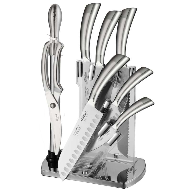 سرویس چاقو آشپزخانه 9 پارچه جی فی نی مدل GS-02