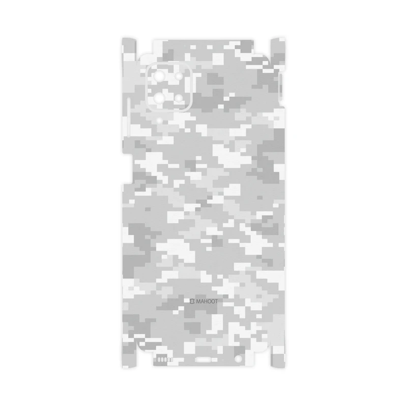 برچسب پوششی ماهوت مدل Army-Snow-Pixel-FullSkin مناسب برای گوشی موبایل سامسونگ Galaxy A12