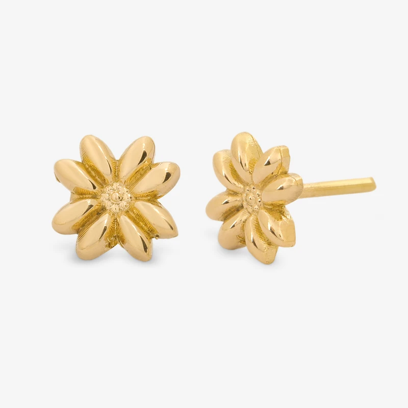 گوشواره میخی طلا 18 عیار زنانه مایا ماهک مدل ME1289