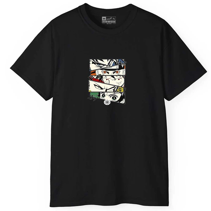 تی شرت آستین کوتاه مردانه پاد آفرین مدل انیمه کد 0272