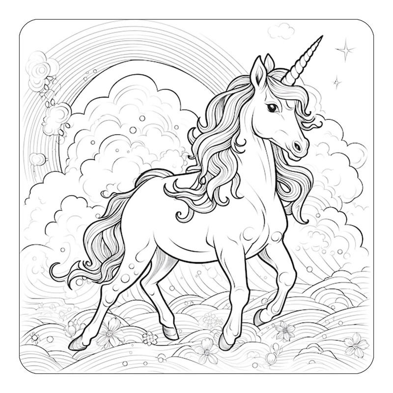 مگنت کاکتی طرح اسب تک شاخ و یونیکورن مدل mp30392