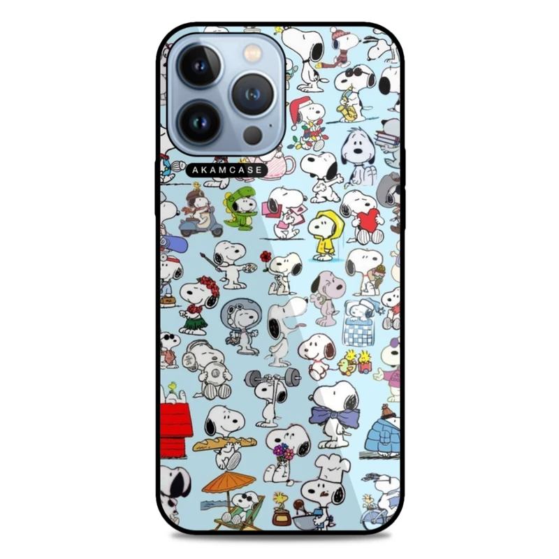 کاور آکام مدل AMC-WA13PROMAX-SNOOPY-23 مناسب برای گوشی موبایل اپل iPhone 13 Pro Max