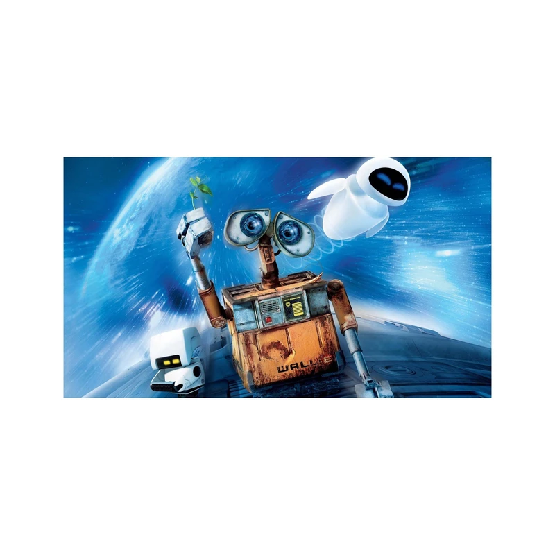 استیکر لپ تاپ و موبایل مدل انیمیشن طرح والی Wall E کد 2614
