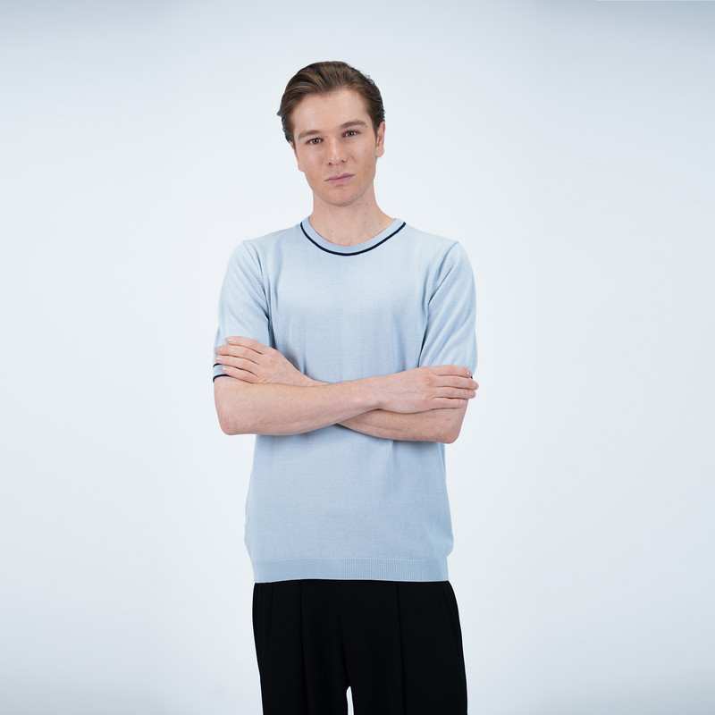 پلیور یقه گرد مردانه پاتن جامه مدل 353021040004999