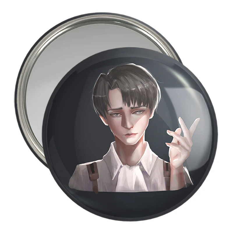 آینه جیبی خندالو مدل لیوای انیمه اتک آن تایتان Attack on Titan  کد 18616