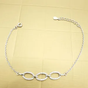 دستبند نقره زنانه مدل A6-0002